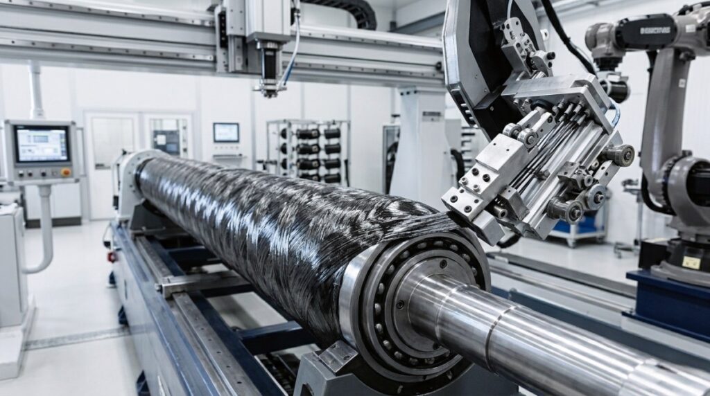 processo filament winding: il ruolo dei materiali compositi