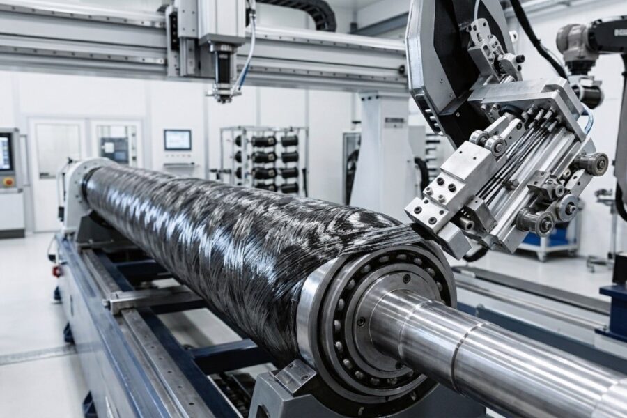 processo filament winding: il ruolo dei materiali compositi