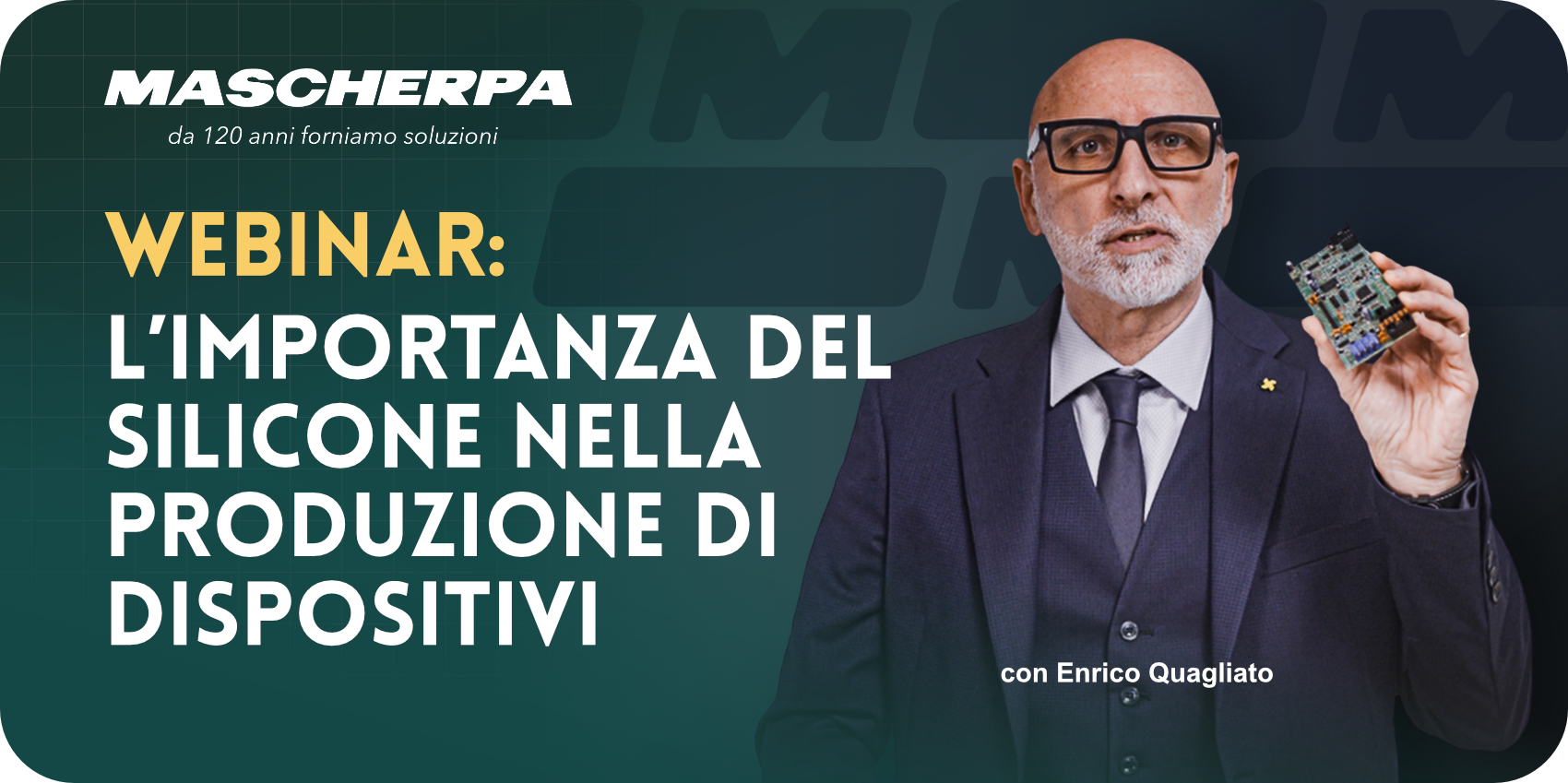 Silicone per elettronica: webinar tecnico Mascherpa