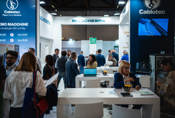 Stand condiviso Mascherpa-Cabiotec a Focus On PCB 2026”